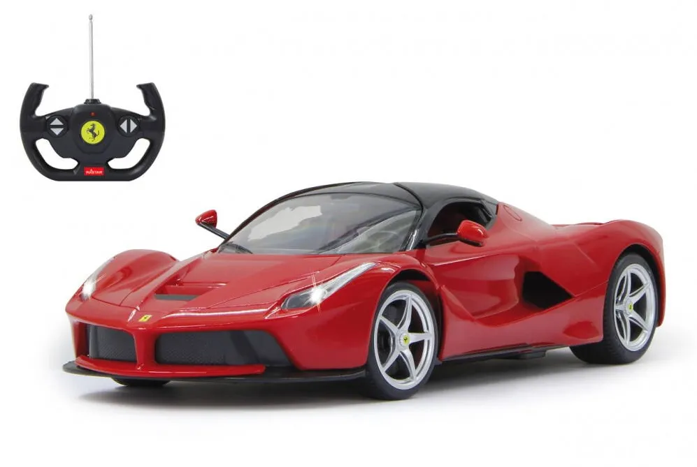 Masina Jamara Masina RC Ferrari La Ferrari rosu, 1:14, 2.4 GHz, 5xAA si 2xAA, Jamara, 4042774397753