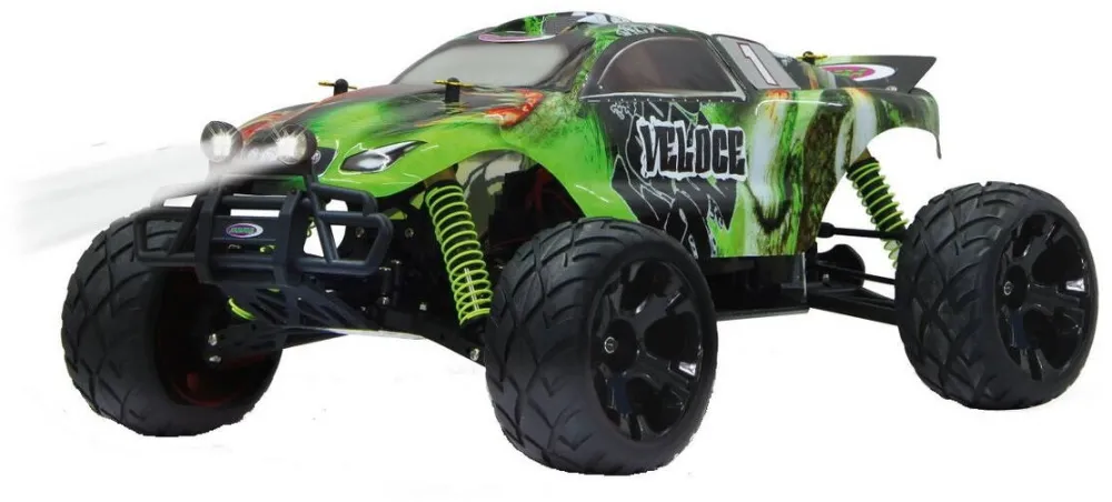 Masina Jamara Masina RC cu telecomanda Veloce, Viteza 35 Km/h, Lungime 42 cm, Scara 1:10, 4WD, Lumina LED 2,4Ghz, RTR, 14+