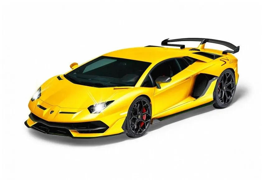 Masina Jamara Masinuta cu telecomanda Lamborghini Aventador SVJ, Jamara, Scara 1:14, Galben