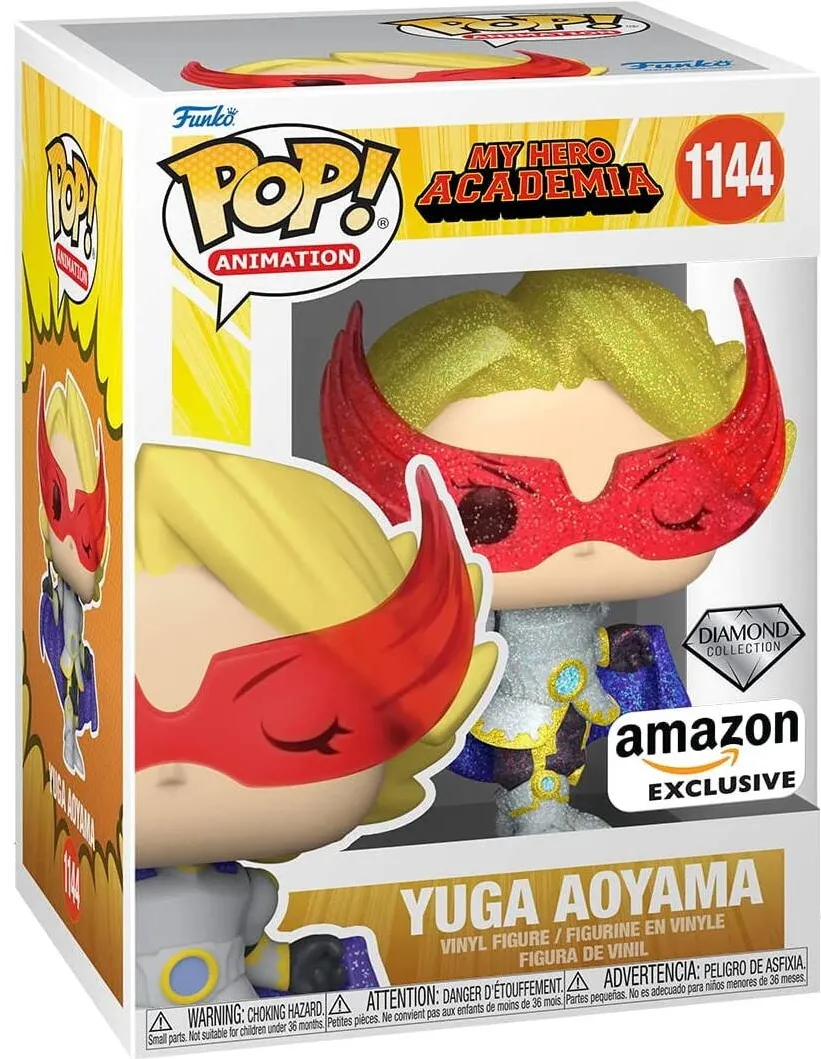 Funko Figurina - My Hero Acadamia - Yuga Aoyama - Diamond Glitter, Galben, 9.5 cm