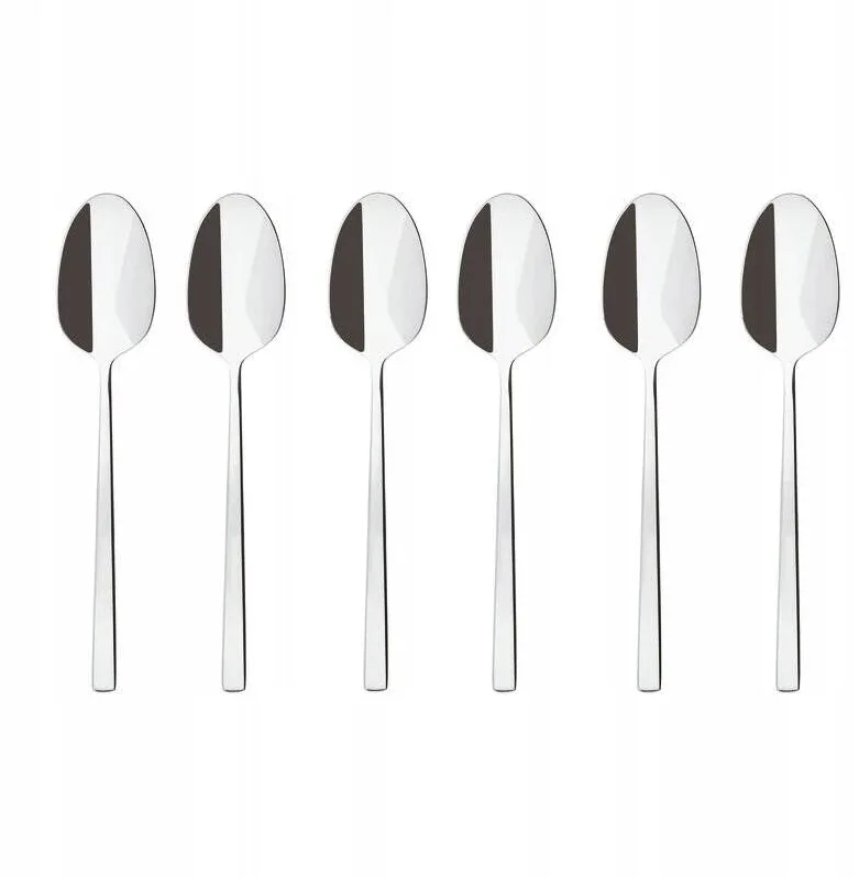 Sambonet Set 6 furculite mocca Sambonet Rock, inox, design modern, usor de curatat