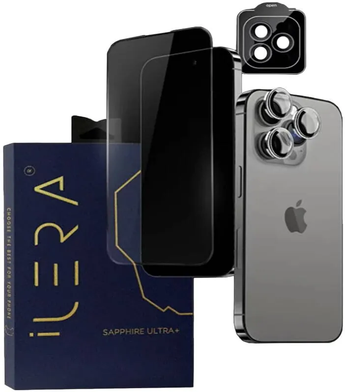 iLera Folii protectie telefoane, iLera, Sapphire Ultra + Glass, transparent, pentru iPhone 16