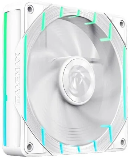 Gamemax Ventilator PC Gamemax Tornado T12 ARGB PWM White