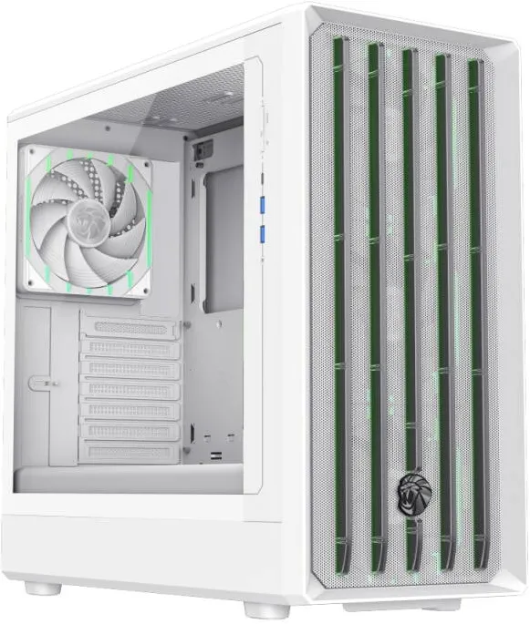 Carcasa PC Gamemax PC ATX CLAW 460, alb
