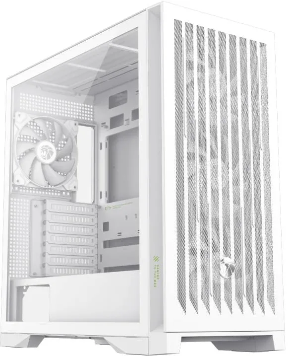 Carcasa PC Gamemax PC ATX Leader 2 alba