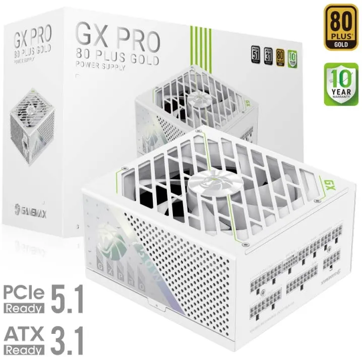 Sursa PC Gamemax Sursa PC Gamemax GX PRO 750G 80 Plus Gold 750W Alb