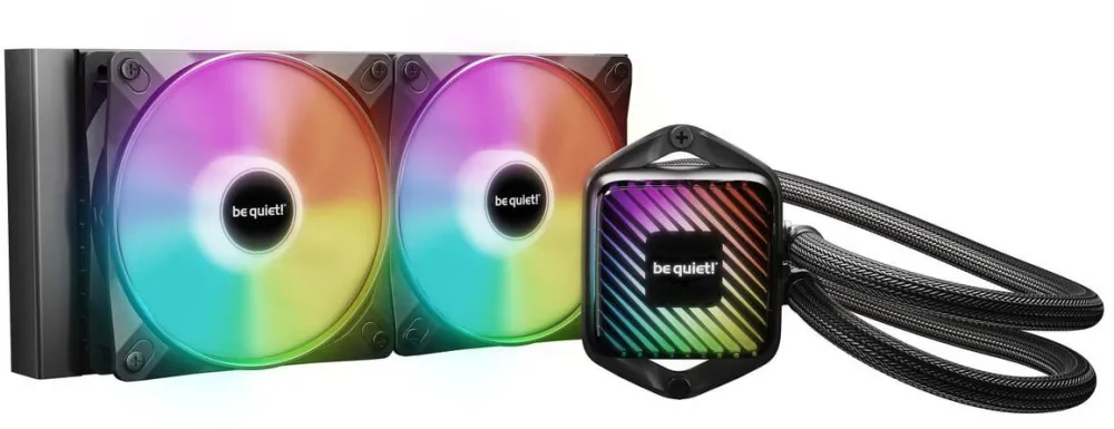 Cooler be quiet! Racitor lichid Be quiet! Pure Loop 3 LX 240mm ARGB, 2 ventilatoare 12cm, RGB, AM4/AM5/LGA1200