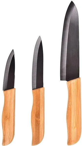 MYRIA SET Cutite MYRIA MY4460, 3 PIESE, CERAMICA, 7.5-15CM, MARO