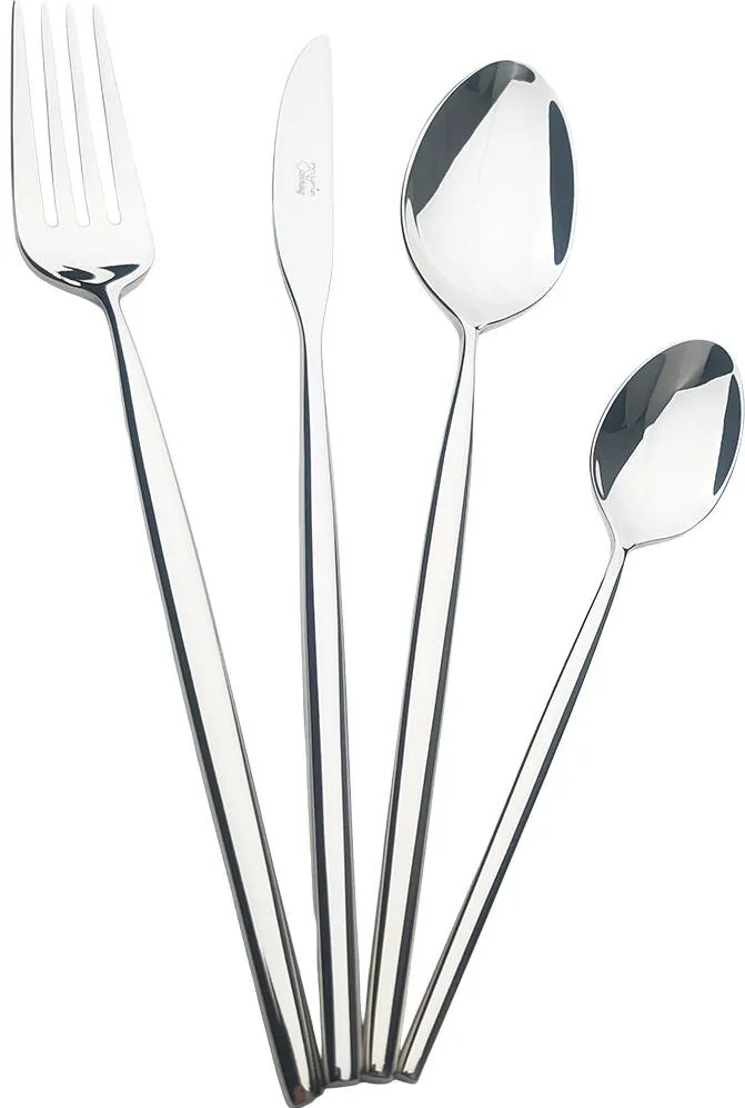 MYRIA Set tacamuri MYRIA MC4065, 24 PIESE, INOX, ARGINTIU