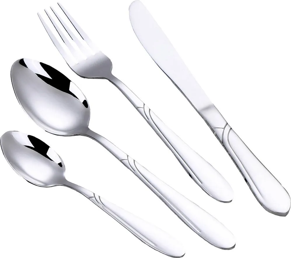 MYRIA Set tacamuri MYRIA MC4046, 24 piese, otel inoxidabil, argintiu
