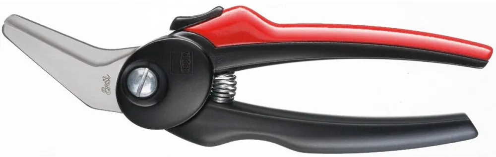 BESSEY Foarfeca multifunctionala cu maner ergonomic, Erdi, Inox, 190 mm, Negru/Rosu
