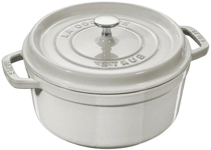 Staub Oala Cocotte fonta 40501-412-0, 24cm/3,8L, White Truffle - Staub