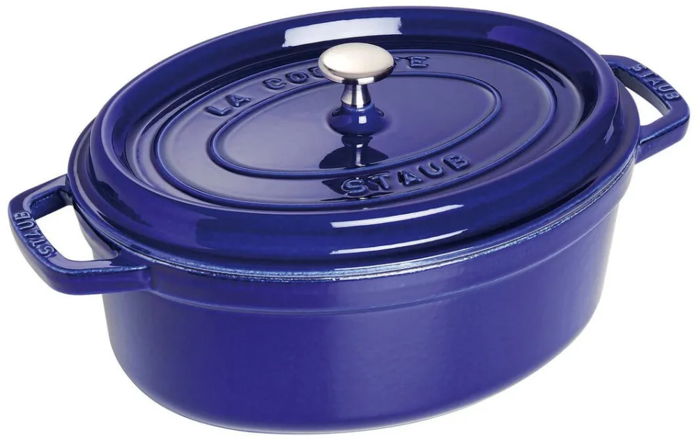 Staub Oala Cocotte ovala, fonta, 31cm/5,5L, Dark Blue - Staub