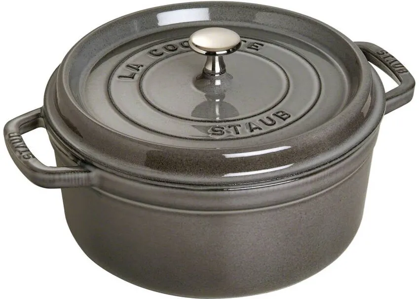 Staub Oala Cocotte fonta, 24cm/3,8L, Graphite Grey - Staub
