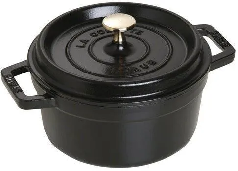Staub Oala Cocotte fonta, 20cm/2,2L, Black - Staub