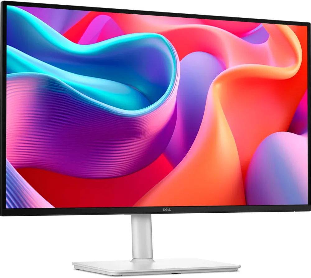 Monitor Dell LED Dell S2725DC, 27.0", 2560 x 1440 (QHD), IPS, 100 Hz, 1ms MPRT, 4ms GtG, Flicker-free, Low Blue Light, AMD FreeSync™, difuzoare 2x3W, 1xHDMI 1.4, 1xDP 1.4, 2xUSB, 2xUSB-C, Pivot, Ash White