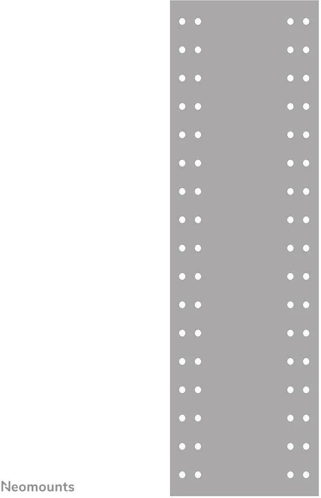 NEOMOUNTS Adaptor, Neomounts, Metal, Negru, 120x40x345 mm