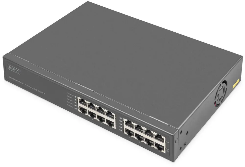 Switch Digitus Injector PoE 8-porturi Gigabit, Digitus, 802.3bt, 250W