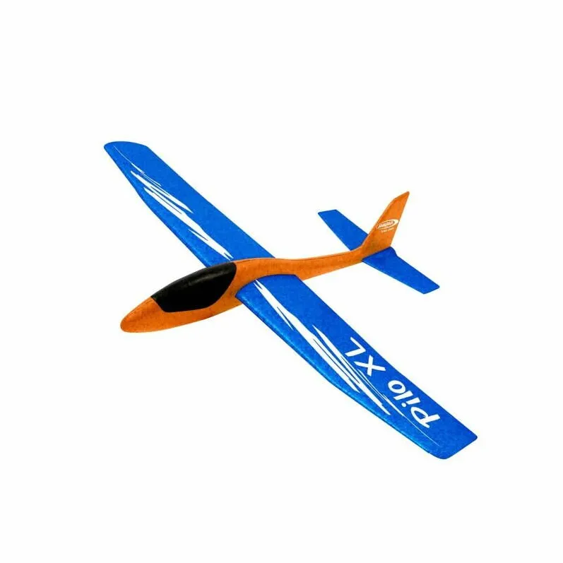 Jucarie creativa Jamara Avion planor Jamara Pilo XL, Spuma, Portocaliu / Albastru