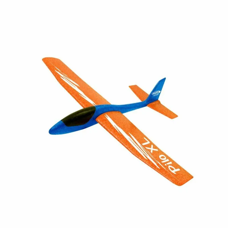 Jucarie creativa Jamara Avion planor Jamara Pilo XL, Spuma, Portocaliu / Albastru