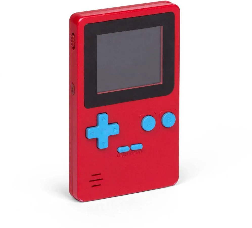 Jucarie creativa Thumbs up! Consola de jocuri portabila Thumbs Up, ORB Retro, 152 jocuri, ecran LCD 1.8", rosu