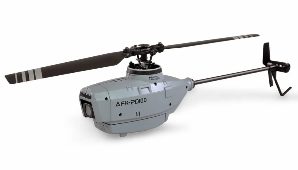 Jucarie creativa AMEWI Elicopter AFX-PD100, 4 canale, camera HD, 2,4 GHz, set complet, 228x40x53mm, 75g