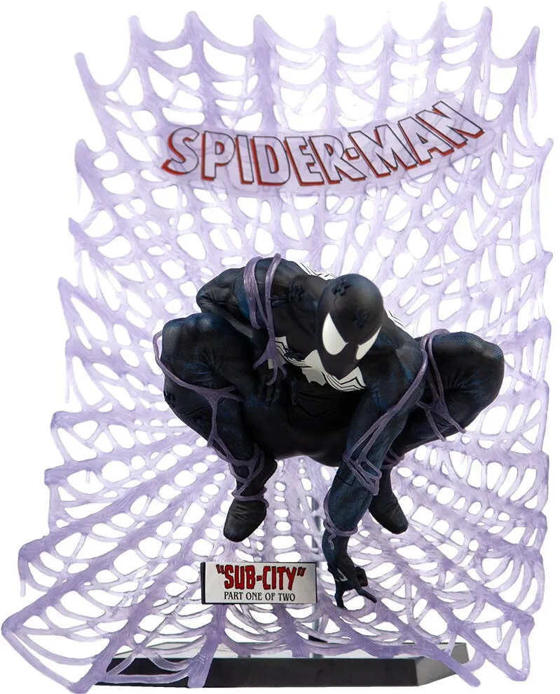 Jucarie creativa McFarlane Figurina McFarlane Toys Marvel - Spider-Man Costum Negru 1/6 Chase