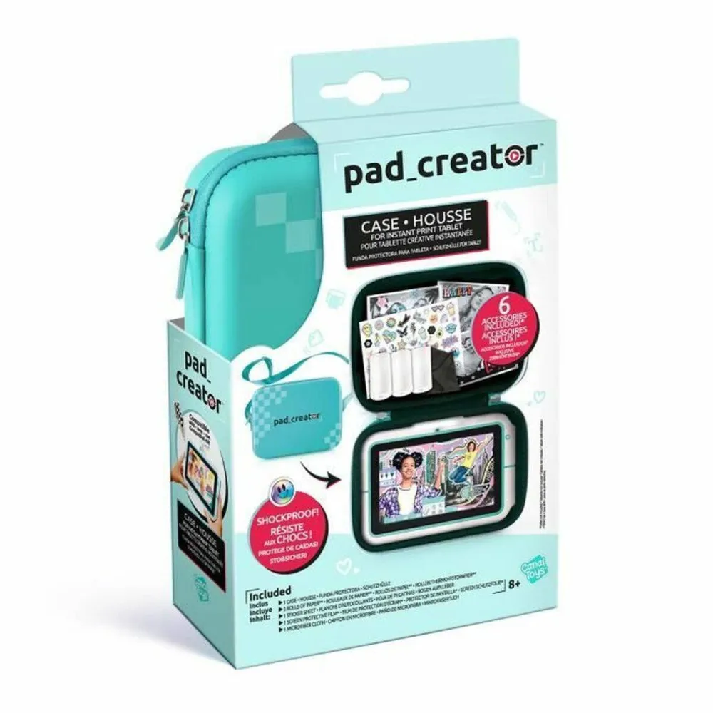 Jucarie creativa Canal Toys Husa pentru tableta Photo Creator Instant Print, albastru