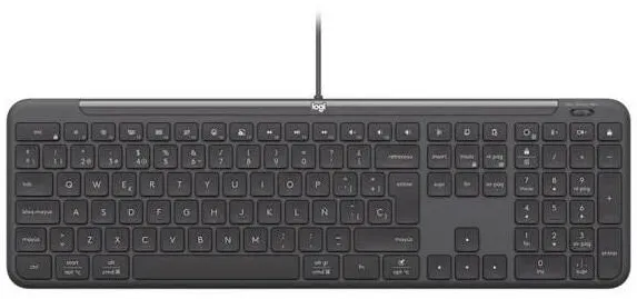 Tastatura LOGITECH Tastatura Logitech Signature Slim Wired K620, USB, multimedia, grafit, pentru afaceri