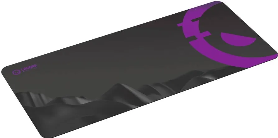 Mouse pad LORGAR MPA15XL, 900 x 400 x 3, poliester, Negru/Mov