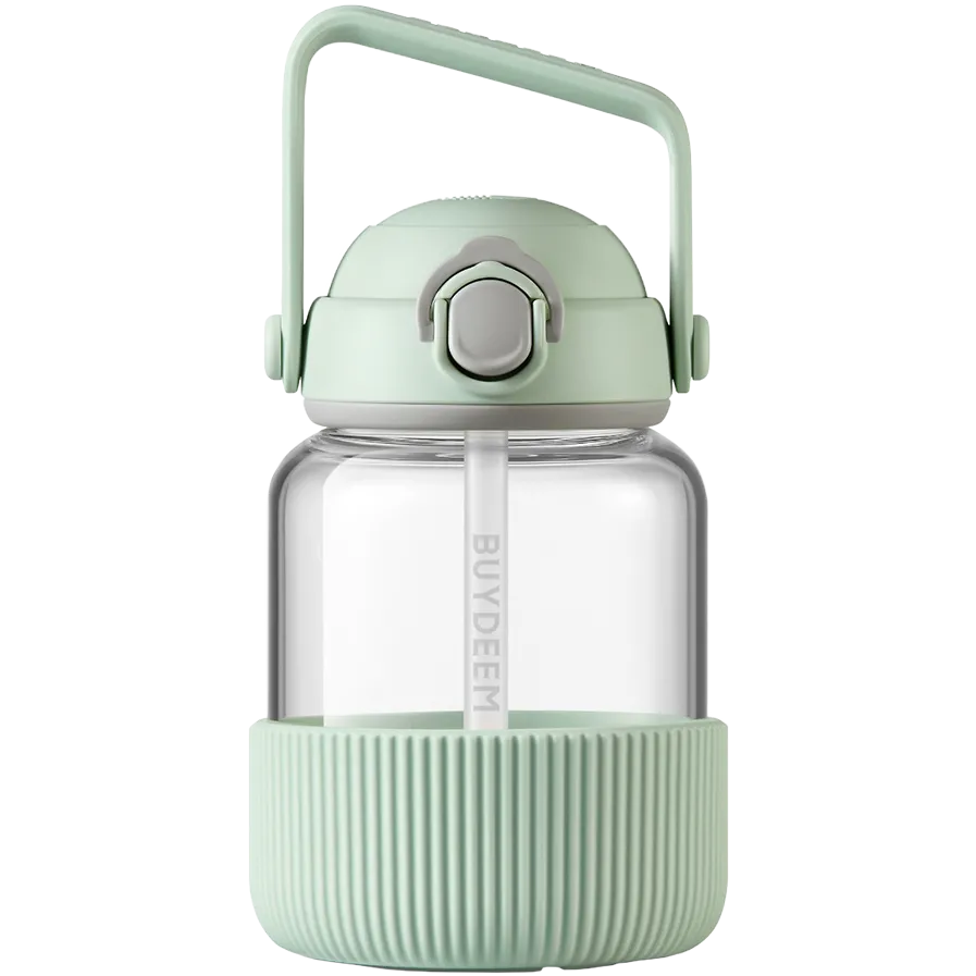 BUYDEEM Sticla cu pai portabila BUYDEEM DG78-CG, 800 ml Verde