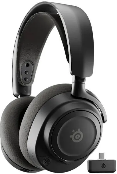 Casti Over-Head STEELSERIES Casti Gaming Wireless SteelSeries Arctis Nova 7 Gen 2, multiplatforma, autonomie pana la 50 ore, fast charge, negru