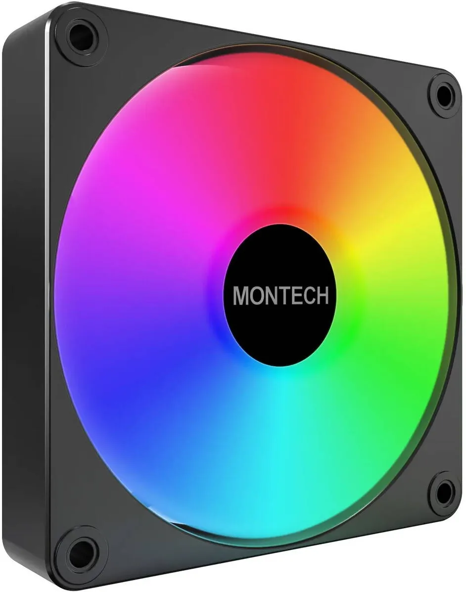 Montech Ventilator PC 120mm Montech GF120 V2 ARGB PWM, Black
