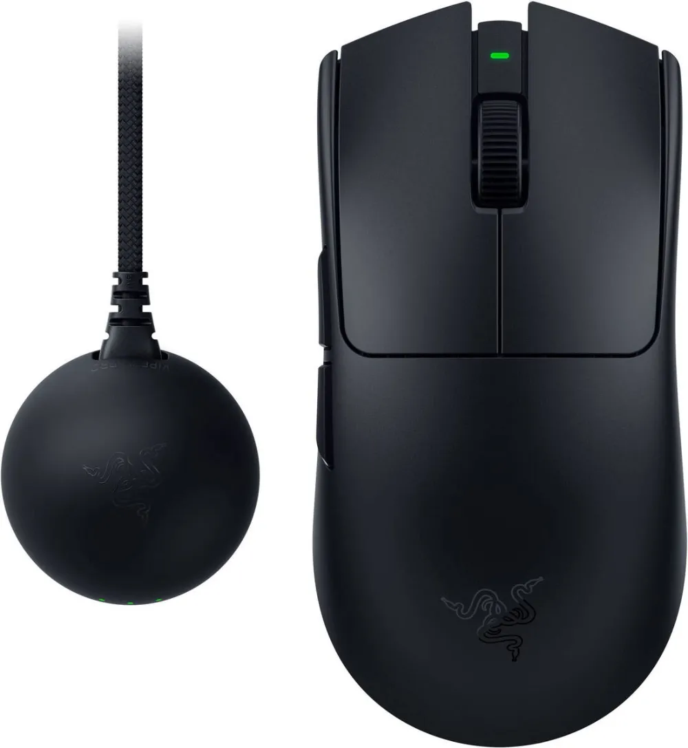 Mouse RAZER Mouse gaming wireless Razer Viper V4 Pro, Focus Pro 50K Optical Sensor Gen-3, ultra-usor, 50000 DPI, Negru
