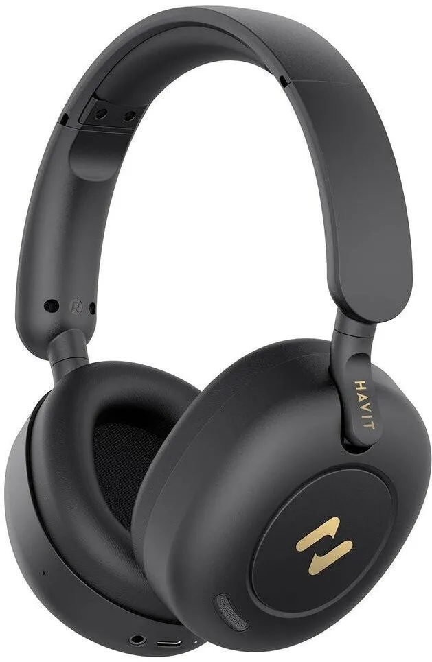 Casti Over-Head Havit Casti wireless HAVIT H655BT PRO, Bluetooth 5.3, Negru