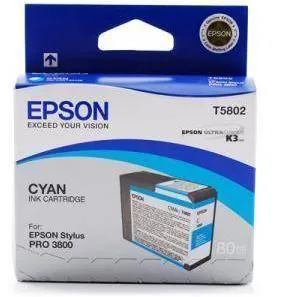 Cartus Imprimanta Epson CYAN C13T580200 80ML ORIGINAL STYLUS PRO 3800