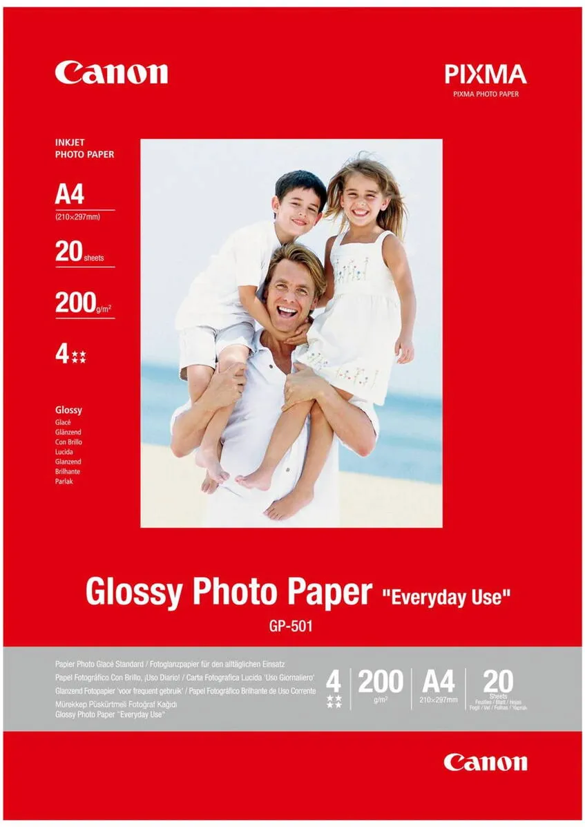 Hartie Foto Canon GP-501 A 4, glossy 200 g, 20 Sheets