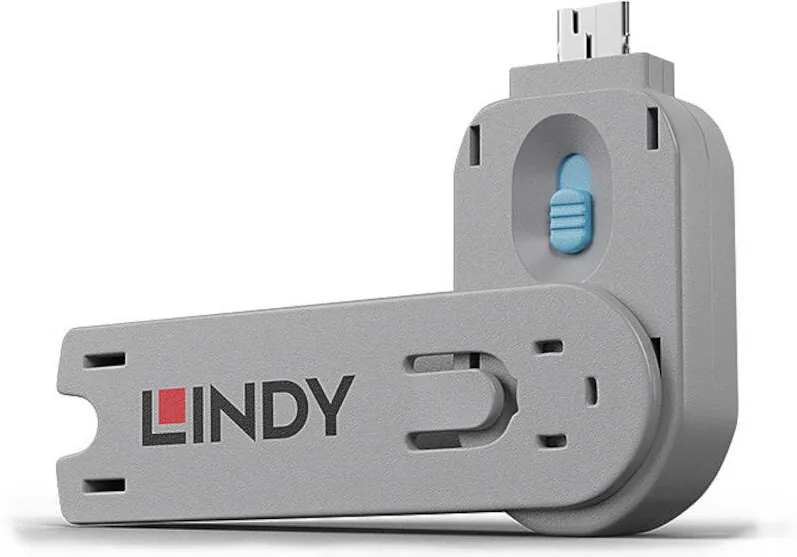 Adaptor Lindy Cheie dispozitiv blocare port USB tip A, albastru