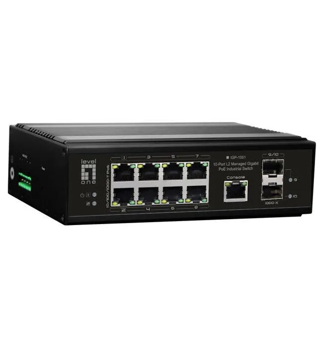 Switch Level One 8x GE IGP-1061 2xGSFP     240W  8xPoE+