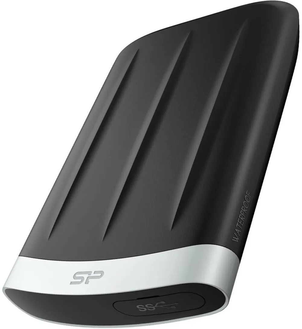 Hard Disk Extern SILICON-POWER 6.3cm (2.5") 1TB USB3.2 A65B Water Resistant Black