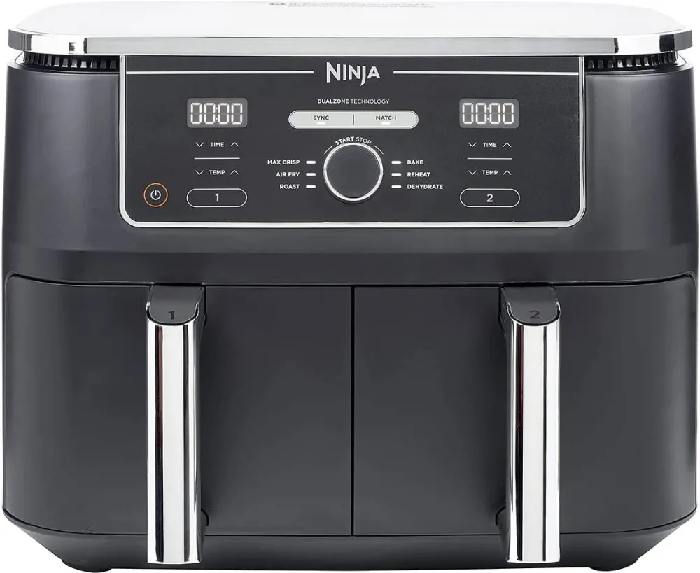NINJA Friteuza cu aer cald AF400EU, 2470W, 9.5l, 6 programe, Negru