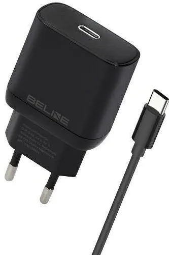 Incarcator Beline 30W USB-C + USB-C cable, black