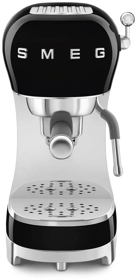 Espressor SMEG ECF02BLEU retro, 15 bar, Negru