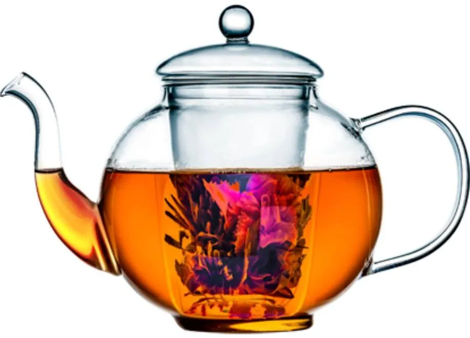 Bredemeijer Ceainic din sticla 1466, 1.5L, Transparent