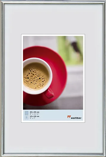 Rama foto Walther Galeria Silver 13x18