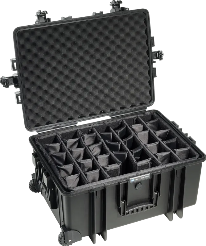 BW Outdoor Cases Type 6800 / Black (divider system)