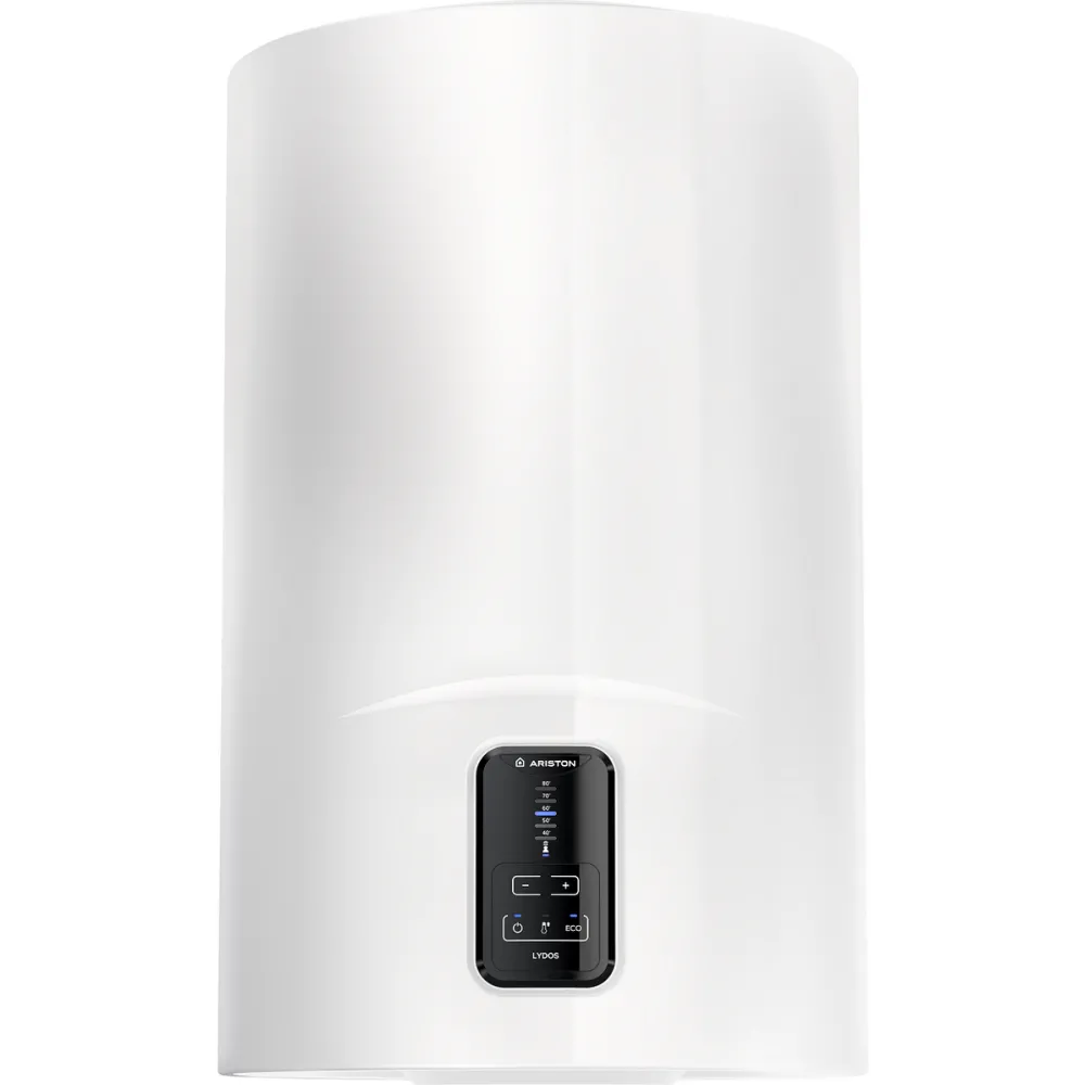 ARISTON Boiler electric Lydos Eco 100, 1800 W, 100l, Tehnologie WaterPlus, Display digital, Eco Evo, T-MAX, TitanShield, Rezervor emailat cu Titan, Alb