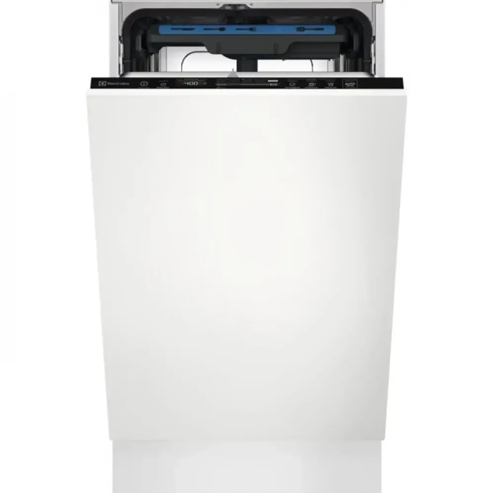 ELECTROLUX Masina de spalat vase incorporabila Electrolux EEG63410L, 10 seturi, 8 programe, AirDry, Usa slide, Motor inverter, SatelliteClean, Iluminare interioare, Time Beam, Clasa C, 45 cm