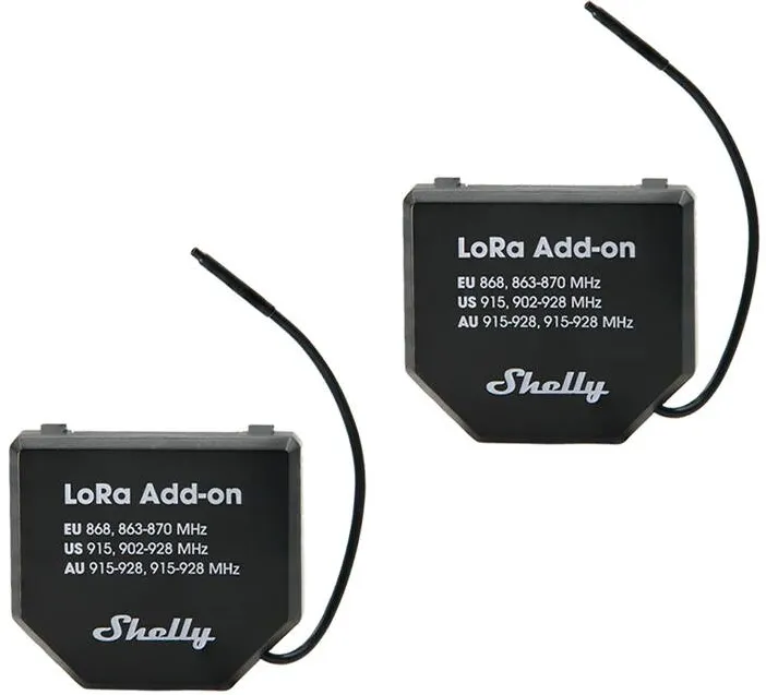 Shelly Set de 2 relee EU868 pentru gen.3/4 LoRa Add-on