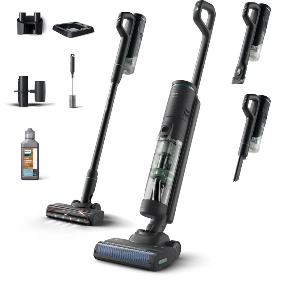 Aspirator Philips Philips 7000 series XW7263/11 stick vacuum/electric broom 2-in-1 stick vacuum Battery Dry&wet Bagless 0.45 L
